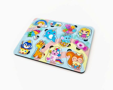Puzzle de encaixar educativo "Mundo dos contos",  30x22