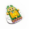 Quadro de aprendizagem com ferramentas Busy Board Montessori para desenvolvimento infantil de 4 a 8 anos.