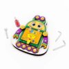 Quadro de aprendizagem com ferramentas Busy Board Montessori para desenvolvimento infantil de 4 a 8 anos.