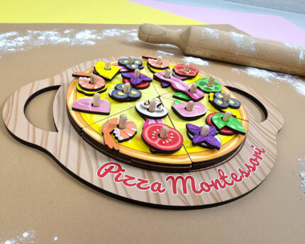 Brinquedos de Montessori, Classificador de Pizza