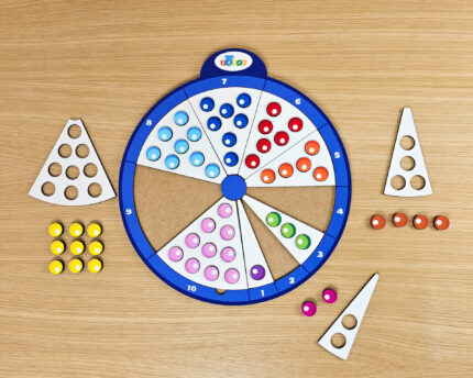 Jogo de Contagem de Madeira e o puzzle Doces
