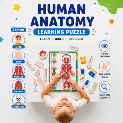 Puzzle Anatomia do Corpo Humano Masculino