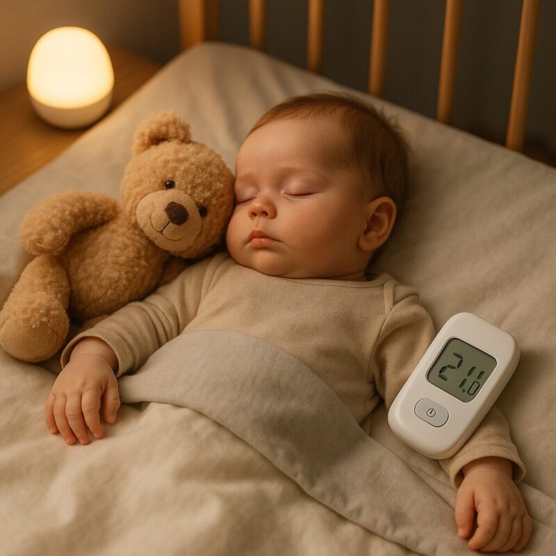 Luz, Som e Temperatura: O Ambiente Ideal para o Sono do Bebê
